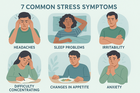 7 Stress Symptoms Everyone Experiences & How to Fix Them